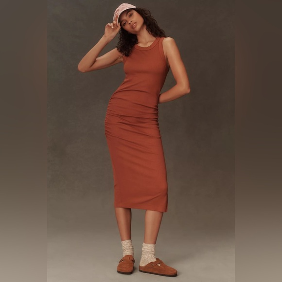 MICHAEL STARS ANTHROPOLOGIE NWOT WREN MIDI DRESS - Picture 3 of 14